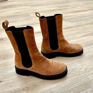 Staud Palamino Suede Chelsea Boots
